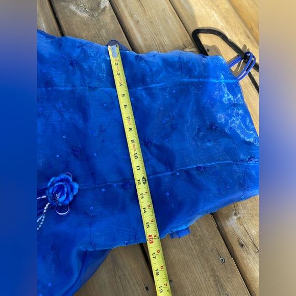 Girls Blue Dress size 12 - Picture 11 of 12